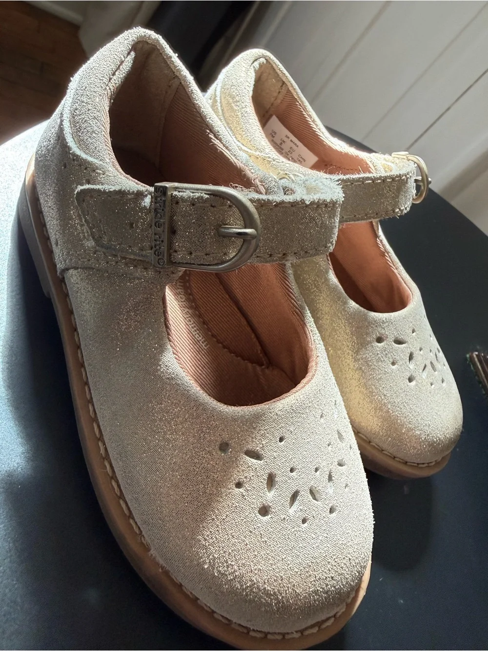 Stride Rite Toddler Mara Mary Jane Size 7 in Champagne ✨ No Box